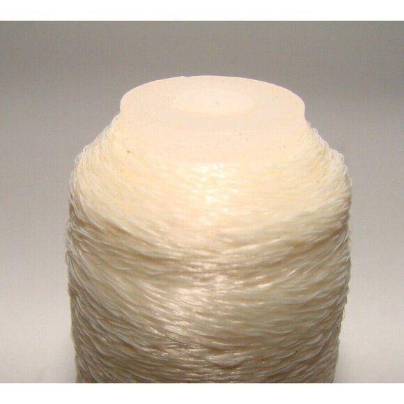 Silk Nylon Thread Foot White Ivory Ice Spool Cord Arts Crafts Sewing Embroidery - Picture 10 of 10